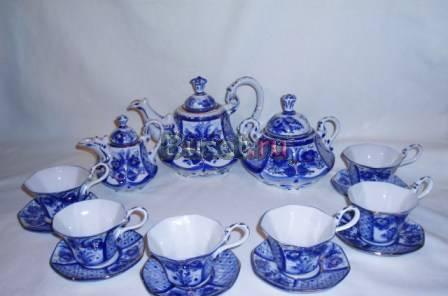 Авторский фарфоровый сервиз Грань Москва