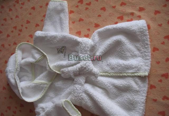Банный халатик mothercare до 6 месяцев Москва