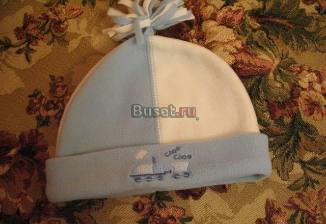 Шапочка флисовая до 6 месяцев Москва