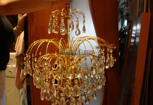 Люстра хрусталь "Брызги шампанского" Москва