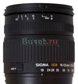 Sigma 18-125 f/3.5-5.6 DC for Canon + поляр.фильтр Москва