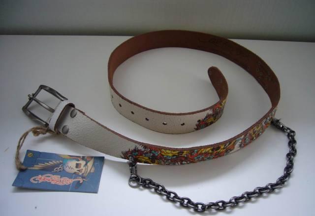 Ремень с цепью Ed Hardy Оригинал L в Москве Москва