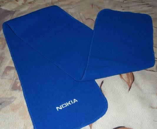 Шарф фирменный "Nokia" Санкт-Петербург