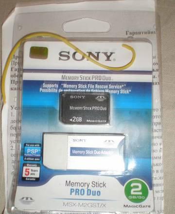 Карта памяти SONY PRO DUO. Москва
