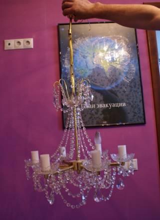 Хрустальная люстра Москва