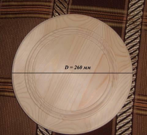 Тарелки из дерева Рыбинск