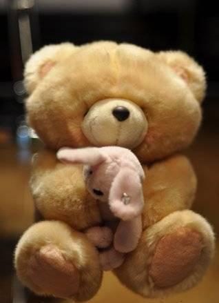 Hallmark - мягкий медведь с зайчиком Москва