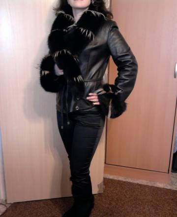 Куртка  кожаная Москва