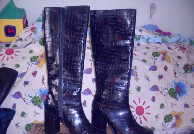 Новые демисезонные сапоги.торг Москва