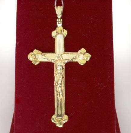 Подвеска крест самородок Владимир