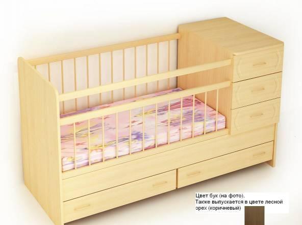 Новая кроватка-трансформер с рождения до 10лет Москва