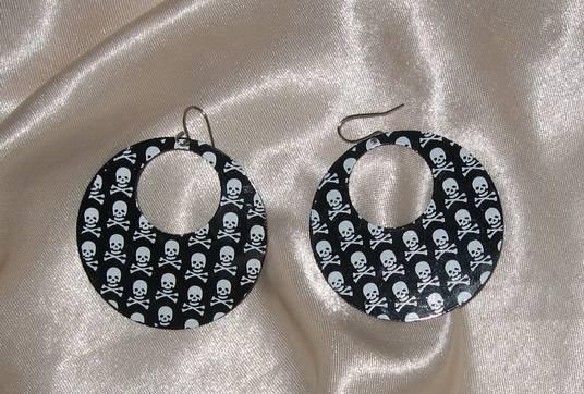 Серги с черепками Москва