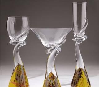 Бокалы ручной работы для вина и шампанского Санкт-Петербург