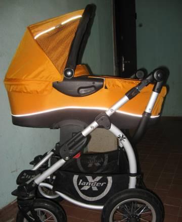Люлька,прогулка,автокресло X lander цвета апельсин Москва