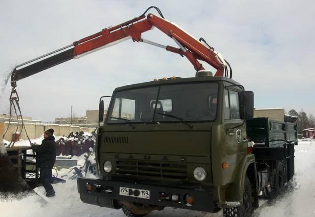 Аренда манипулятора, перевозка грузов Москва
