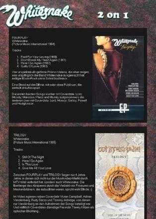 WHITESNAKE  - 10 DVD Collection - Москва