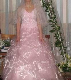 Свадебное платье розового цвета для дюймовочки Санкт-Петербург