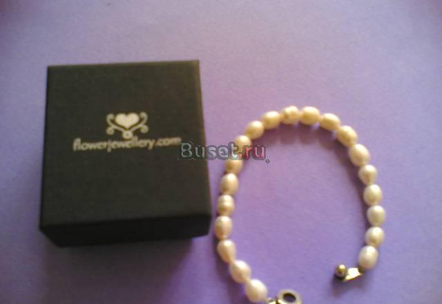 Браслет из жемчуга flowerjewelly.com, Англия Москва