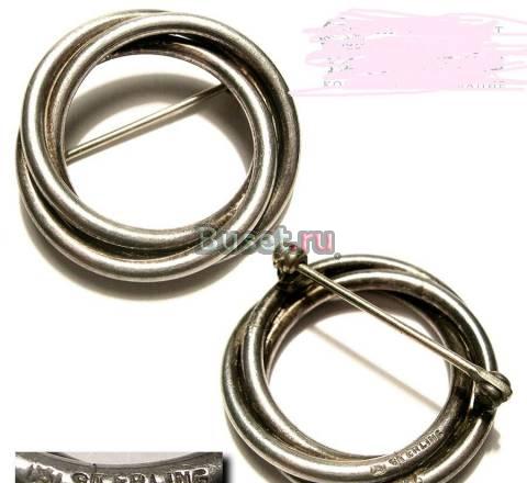 АНТИК СЕРЕБ БРОШКА // ВИТАЯ // ЗАП.ЕВР СЕР 20 ВЕКА Москва