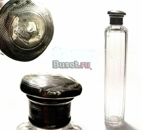 АНТИК СЕРЕБРЯННАЯ БУТЫЛОЧКА АНГЛИЯ ,ЛОНДОН 1872 Г Москва