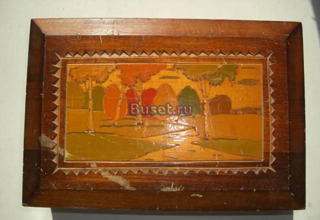 Шкатулка из дерева Москва