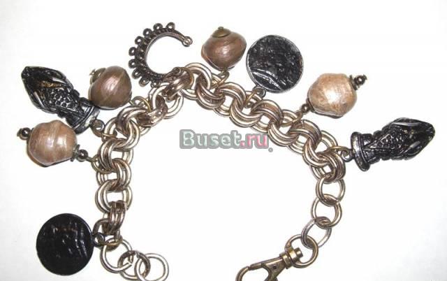 Браслет с подвесками Длина 20 см Москва