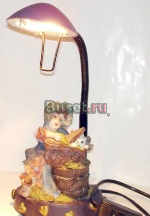 Керамическая скульптура - настольная лампа Москва