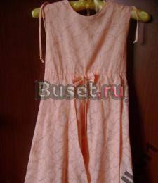 Платье нежно персиковый цвет Россия на 8 лет Москва