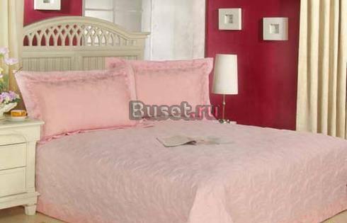 Покрывало Сайли-Д. Розовое. Сатин. Стеганое Москва