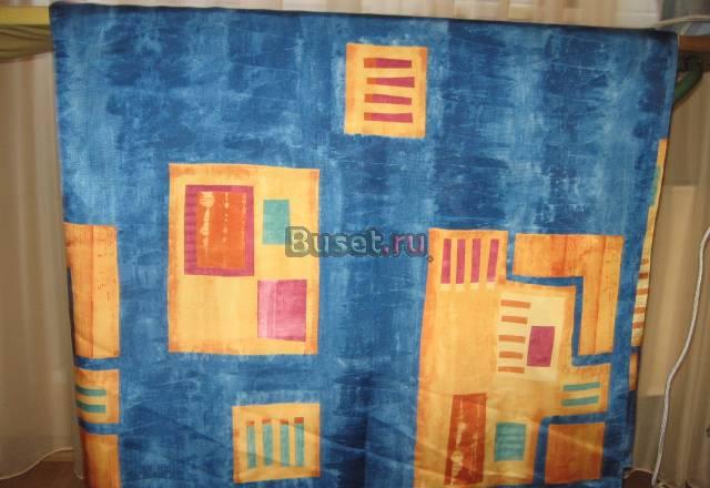 Сине-желтые шторы Москва