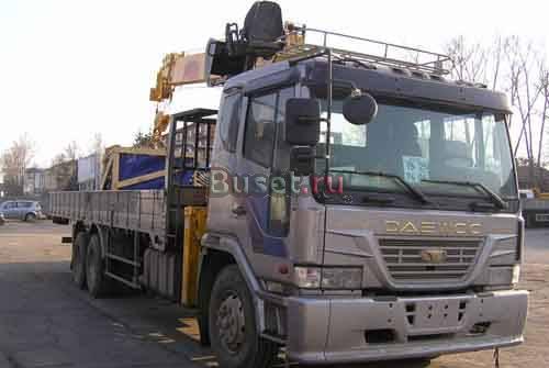 Грузовик с краном манипулятором (гидроманипулятор) Daewoo  Санкт-Петербург