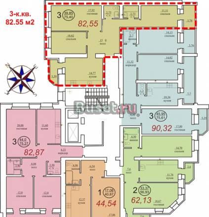 3кв Крымская на 7/10к, сертификаты, рассрочка Саратов