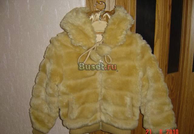 Курточка из искуств. меха р.110-116 Санкт-Петербург
