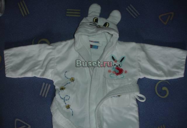 Новый Махровый халатик из серии Дисней р.0-9мес Москва