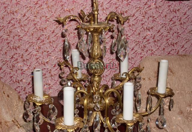 Бронзовая люстра Москва