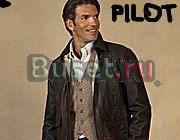 American Living Pilot Bomber Кожаная куртка Сыктывкар