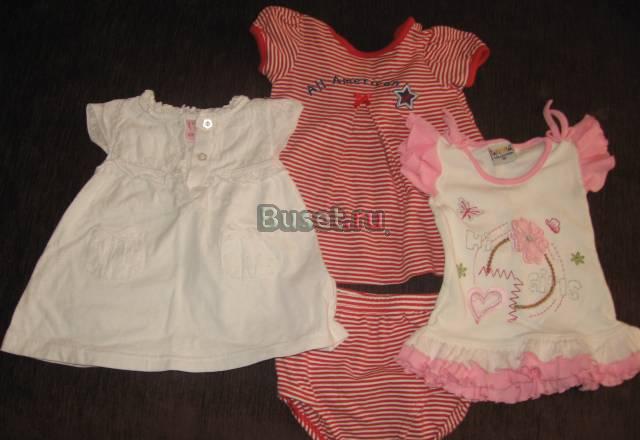 Платьица для девочки 0-6месяцев Москва