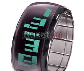 Скидки Модные наручные часы браслет ODM Pixel LED Москва