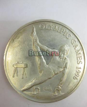 монета Самоа 10$ 1993 олимпиада серебро Санкт-Петербург