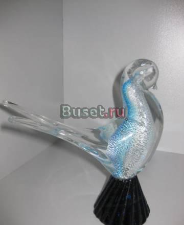 Фигурка голубь,венецианское стекло ,высота 21см Санкт-Петербург