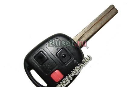 Ключ Lexus с лезвием, чипом и ду (remote) Москва