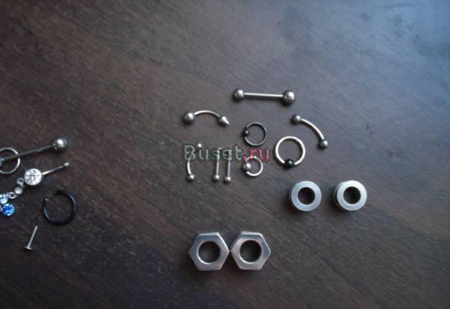 Украшения для Пирсинга. Штанги, лабретки, тунели Москва