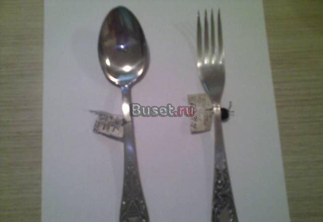 Столовое серебро 12 педметов Москва