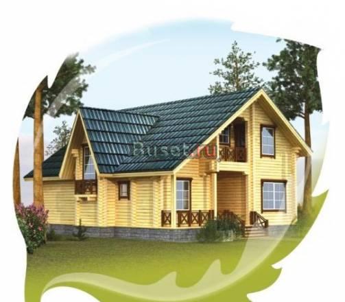 Дом из бруса 190x190 мм, 183,4 кв Москва