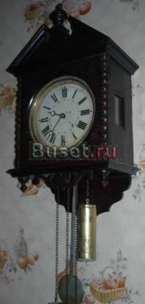Часы настенные гиревые с боем конца 19 в Москва