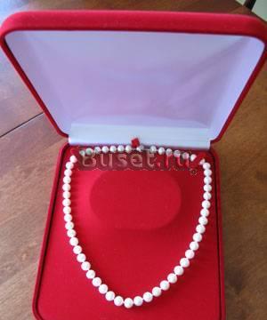 Новое колье, жемчуг, 54 см в подарочной упаковке Москва