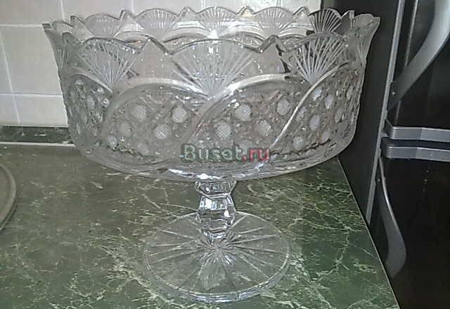 Описание объявления "Ваза для фруктов, хрусталь" Москва