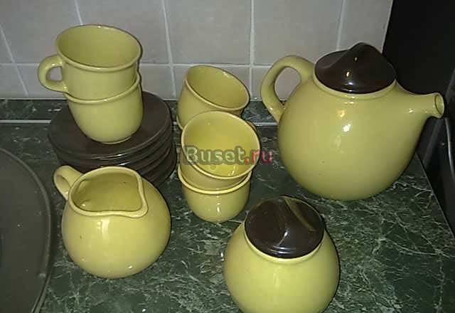 Сервиз кофейный, керамика, пр-во Болгария Москва