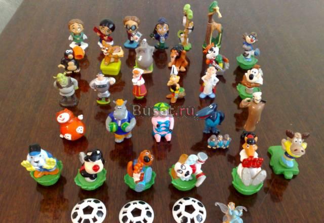 Игрушки из киндер-сюрприз Москва