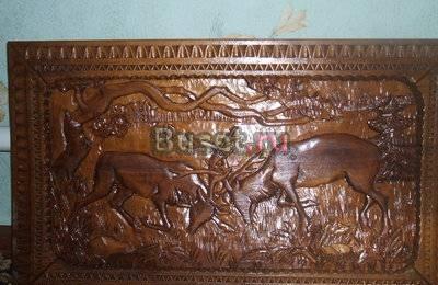 Резная картина Москва